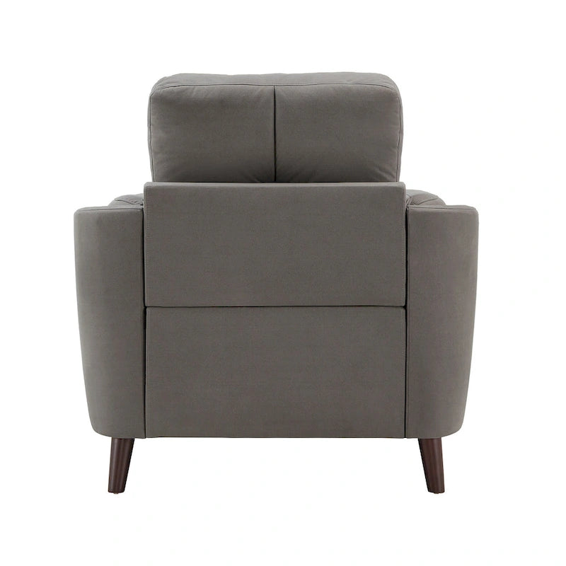 Fauteuil large Dorelle 39 en microfibre par iNSPIRE Q Modern