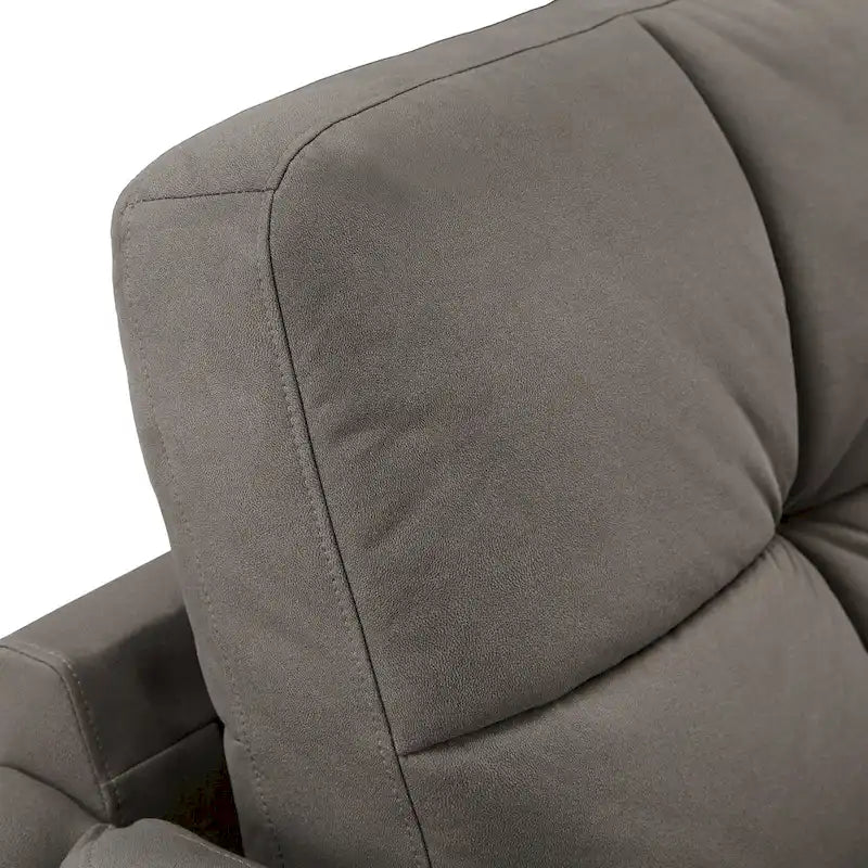 Fauteuil large Dorelle 39 en microfibre par iNSPIRE Q Modern