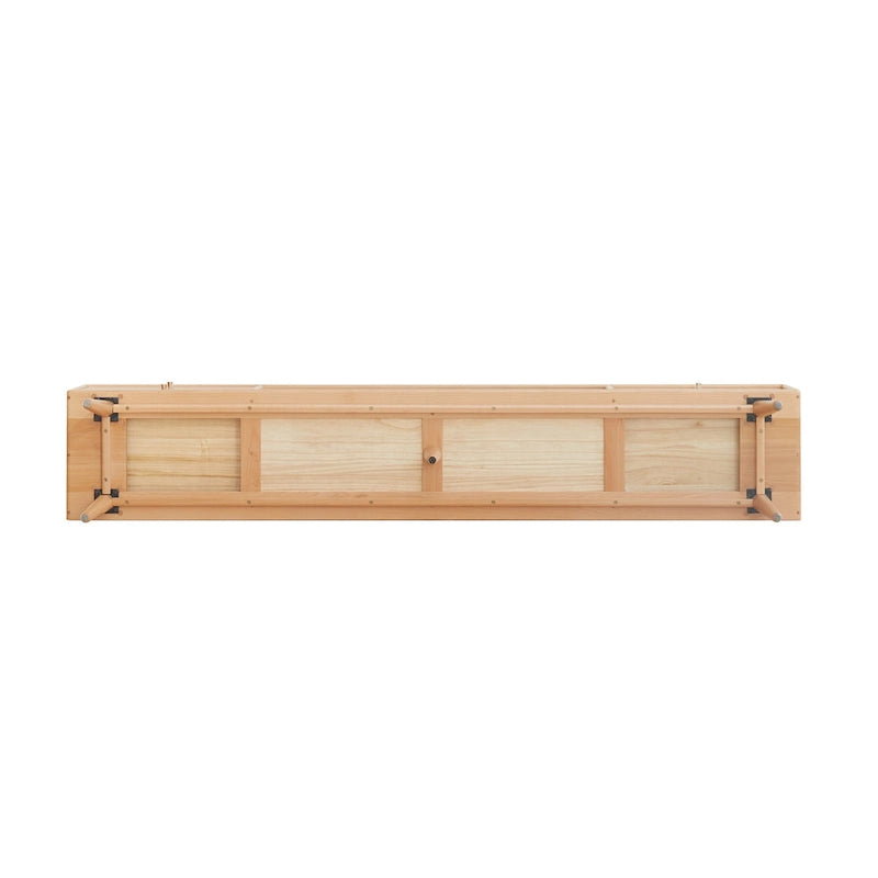 Meuble TV avec portes en verre et 3 tiroirs
