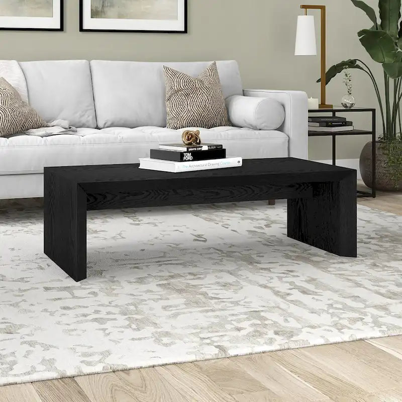 Table basse rectangulaire de 122 cm de large - 120,6 cm de large