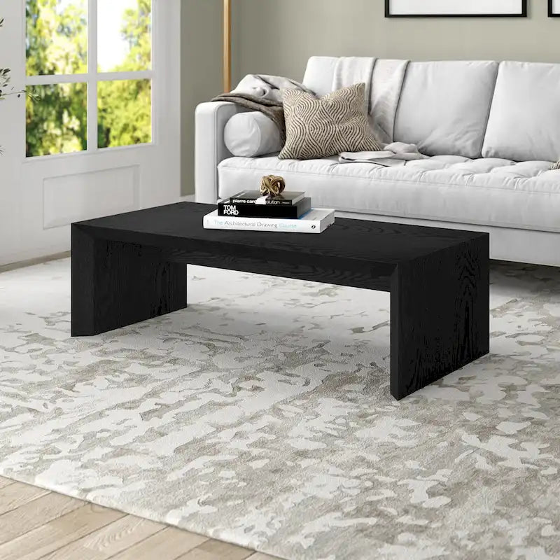 Table basse rectangulaire de 122 cm de large - 120,6 cm de large
