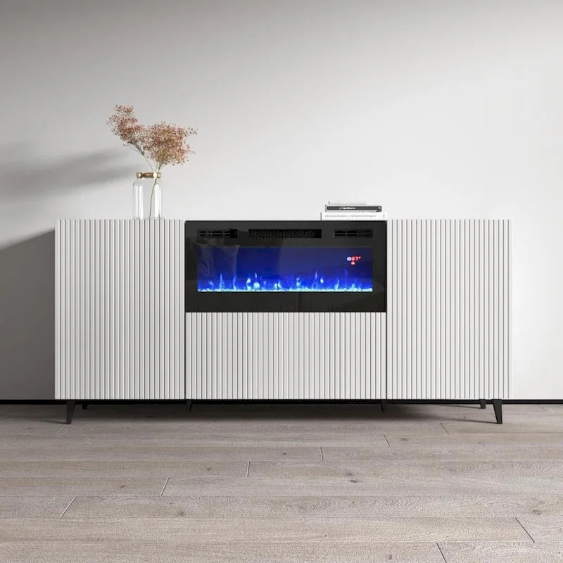 Buffet latéral pour cheminée électrique Pafos BL-EF 71