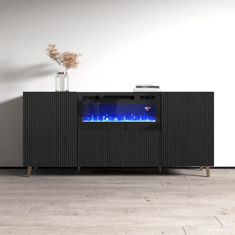 Buffet latéral pour cheminée électrique Pafos BL-EF 71
