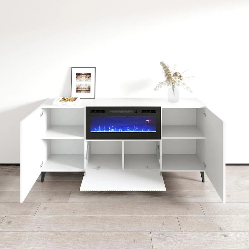 Buffet latéral pour cheminée électrique Pafos BL-EF 71