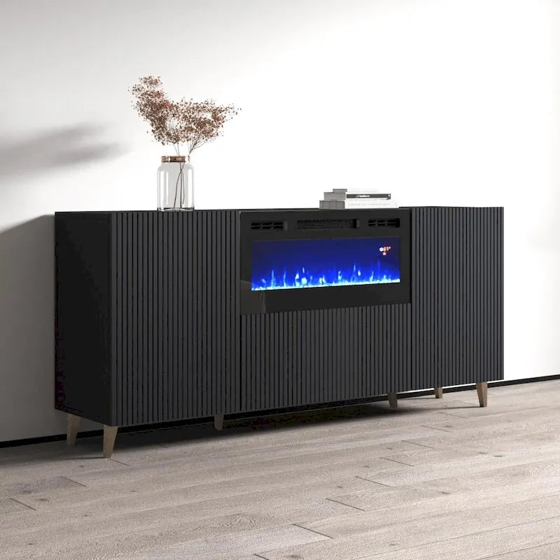 Buffet latéral pour cheminée électrique Pafos BL-EF 71