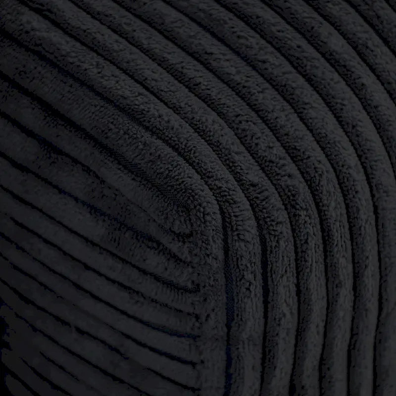102 Canapé Modulable Réversible en Velours Côtelé Géant avec Pouf