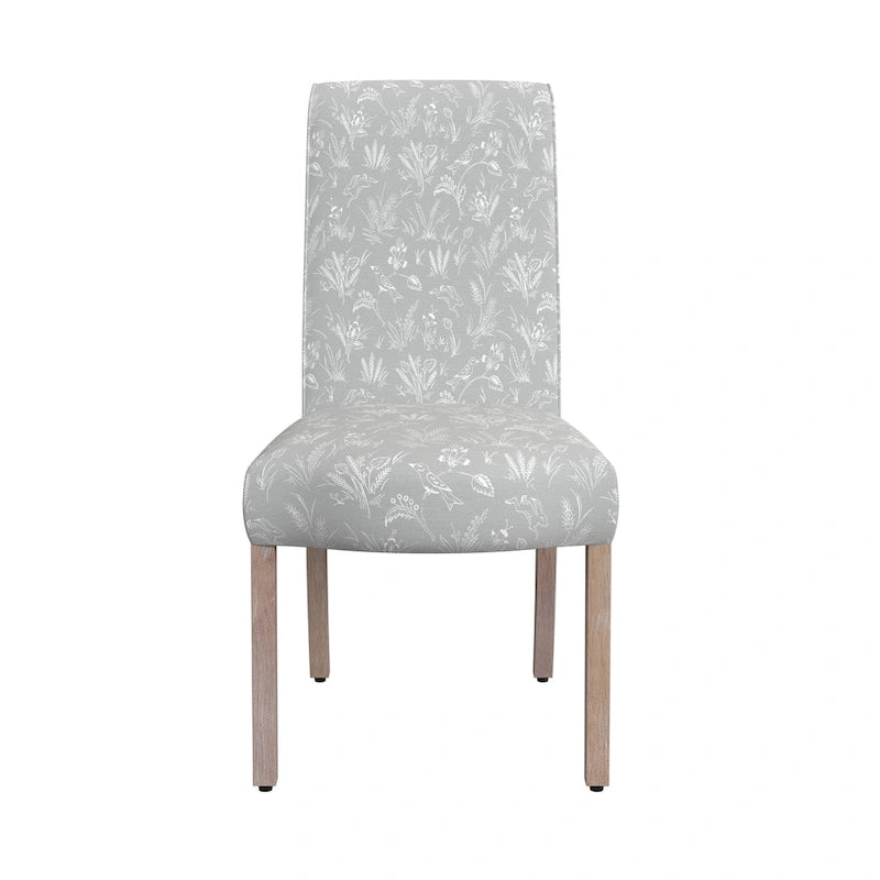 Chaises de salle à manger HomePop à détails festonnés - Lot de 2