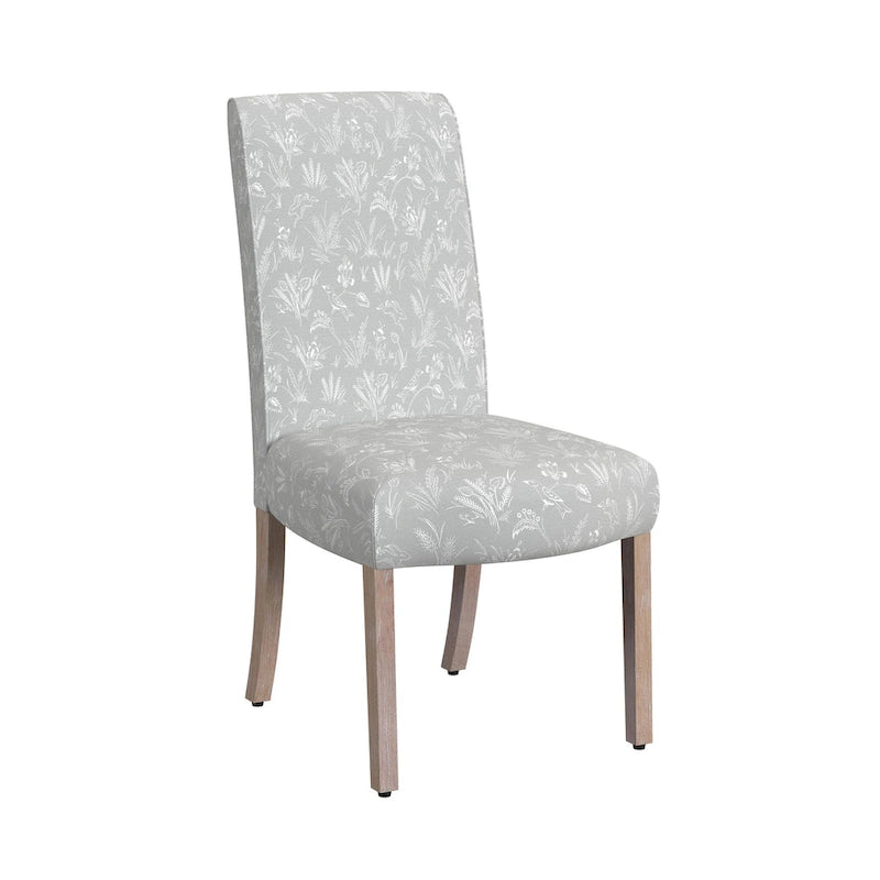 Chaises de salle à manger HomePop à détails festonnés - Lot de 2