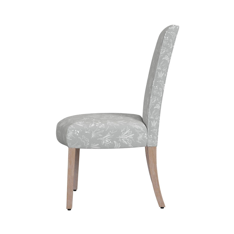 Chaises de salle à manger HomePop à détails festonnés - Lot de 2
