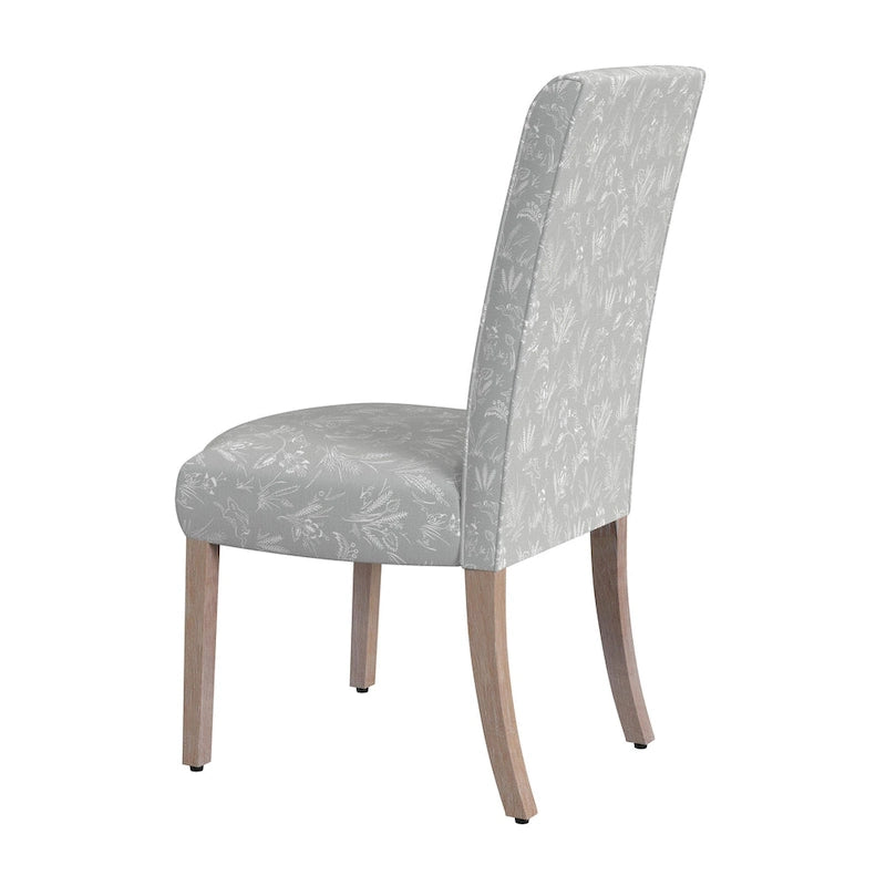 Chaises de salle à manger HomePop à détails festonnés - Lot de 2