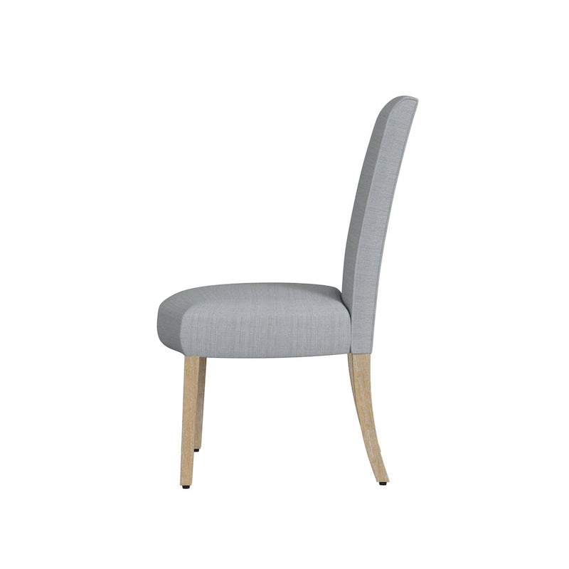 Chaises de salle à manger HomePop à détails festonnés - Lot de 2