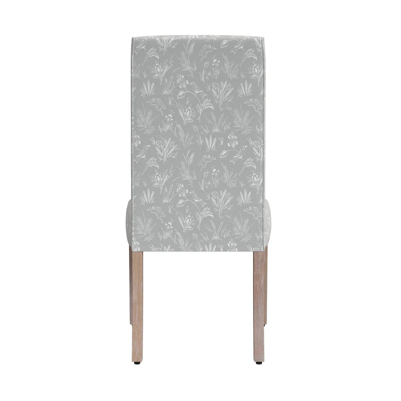 Chaises de salle à manger HomePop à détails festonnés - Lot de 2