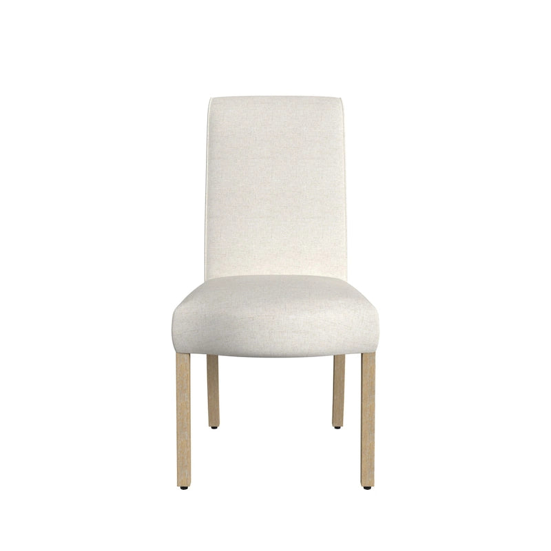 Chaises de salle à manger HomePop à détails festonnés - Lot de 2