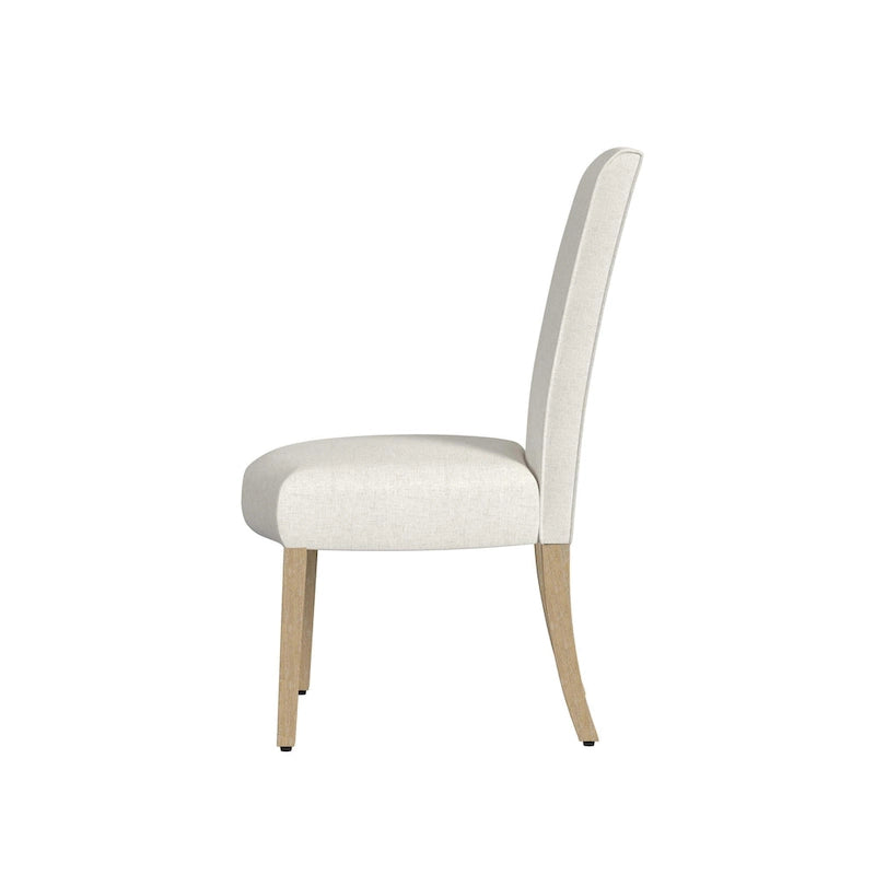 Chaises de salle à manger HomePop à détails festonnés - Lot de 2