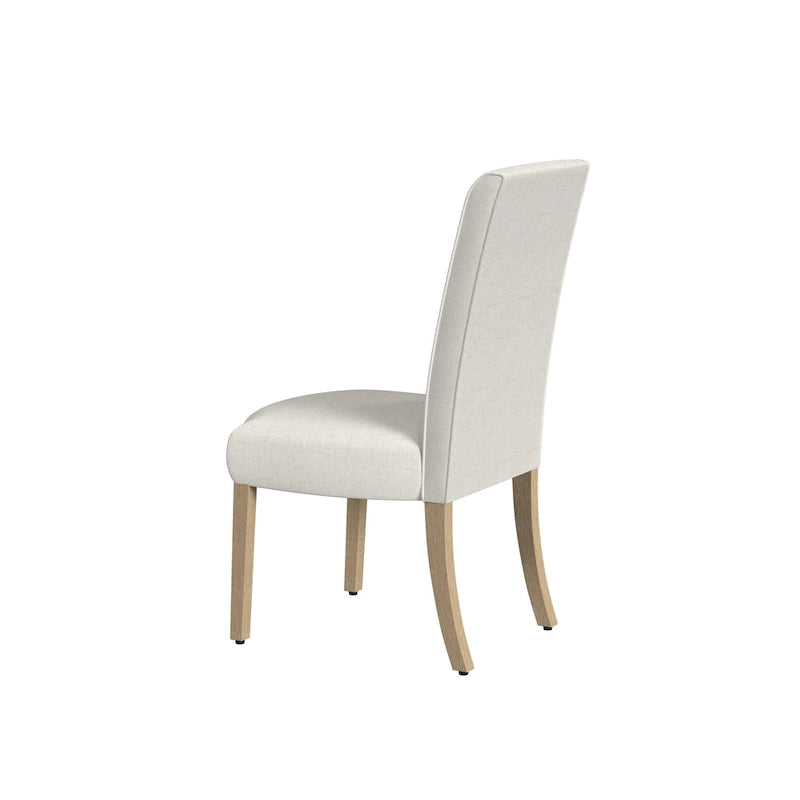 Chaises de salle à manger HomePop à détails festonnés - Lot de 2