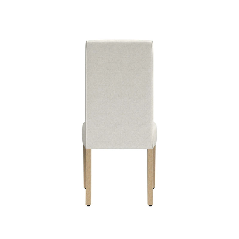 Chaises de salle à manger HomePop à détails festonnés - Lot de 2