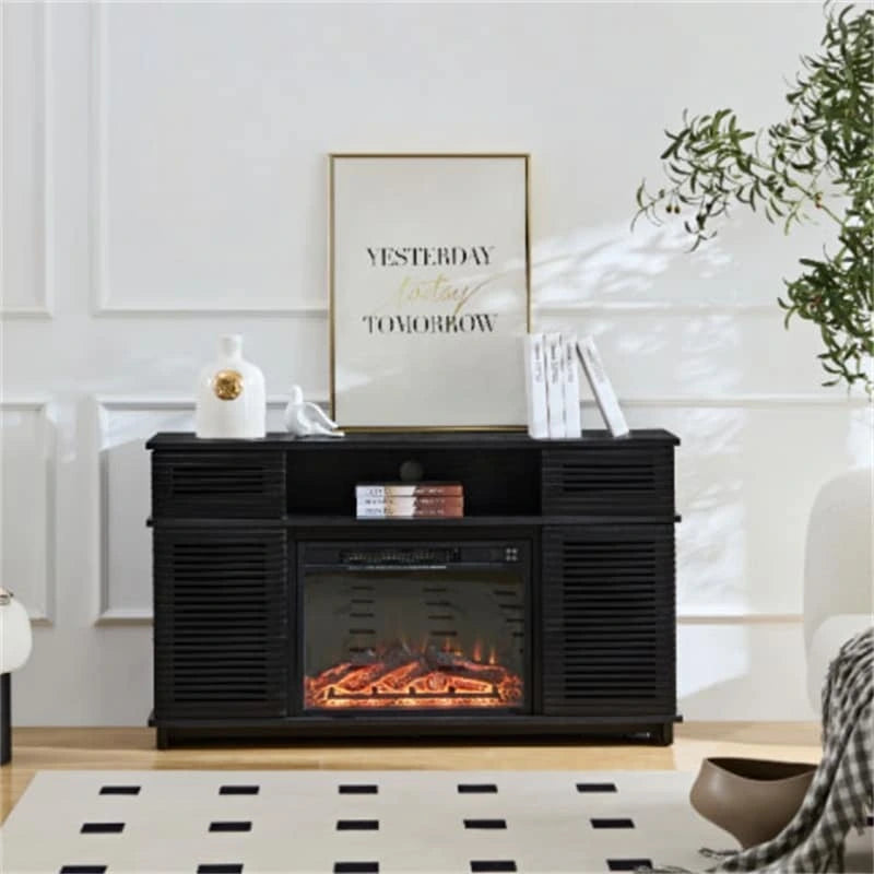 Meuble TV 51 po avec foyer et télécommande