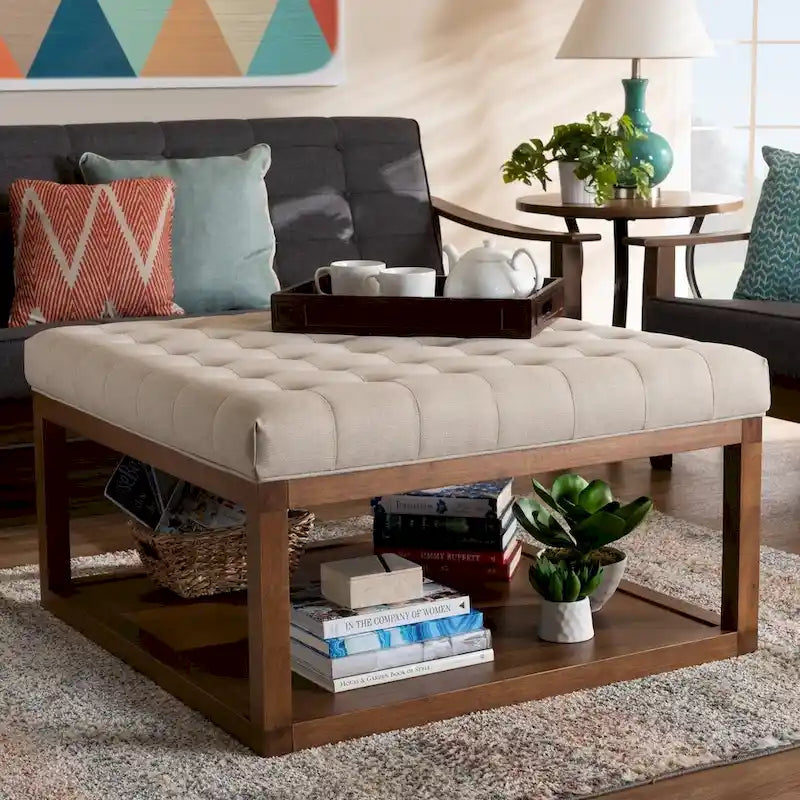 Pouf de cocktail rembourré Carson Carrington Jularp