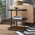 Table d'appoint à 2 étagères en bois Jolle Contemporary de 19 pouces par Furniture of America