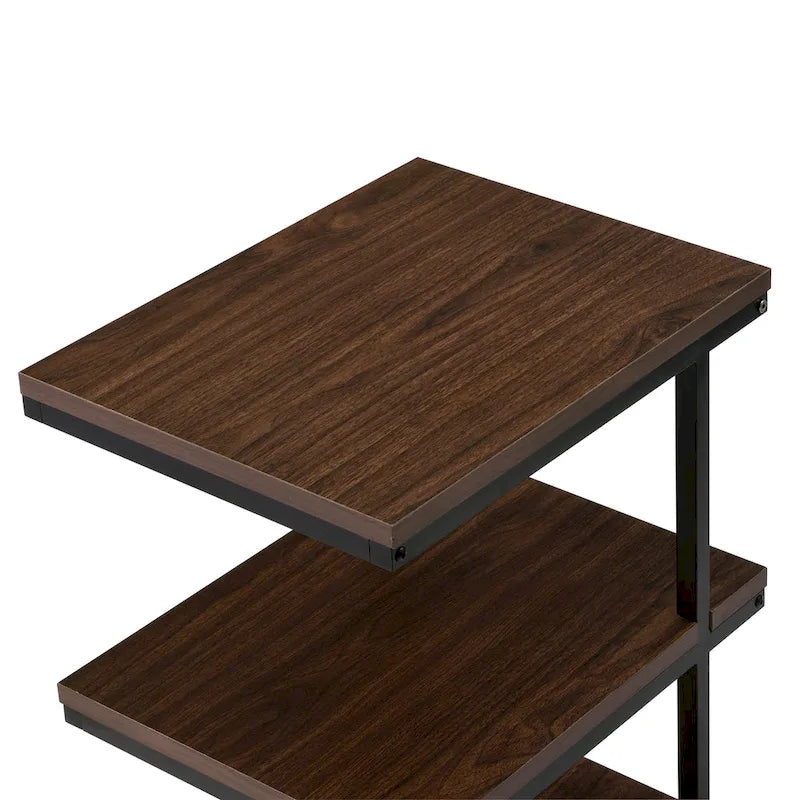 Table d'appoint à 2 étagères en bois Jolle Contemporary de 19 pouces par Furniture of America