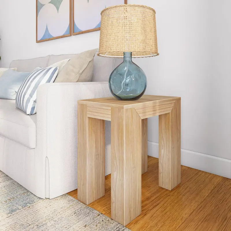 Table d'appoint rectangulaire moderne Plank and Beam - 25