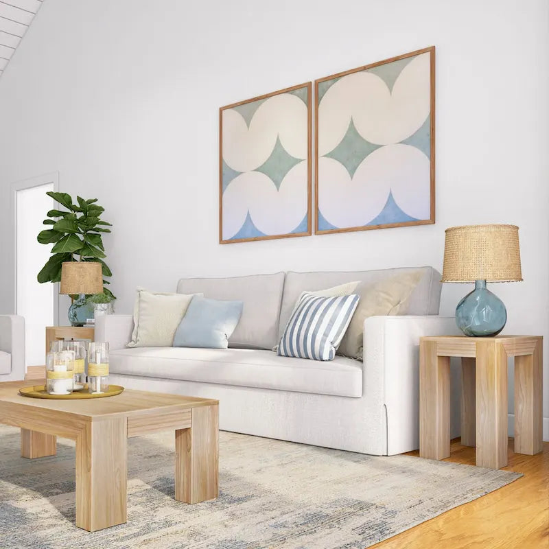 Table d'appoint rectangulaire moderne Plank and Beam - 25