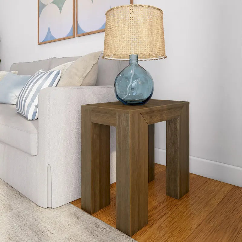 Table d'appoint rectangulaire moderne Plank and Beam - 25