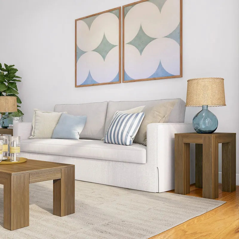 Table d'appoint rectangulaire moderne Plank and Beam - 25
