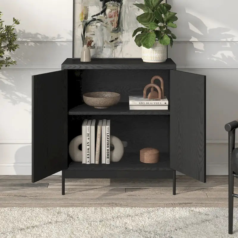 Meuble d'appoint rectangulaire large Whitman 28 - 28 de large