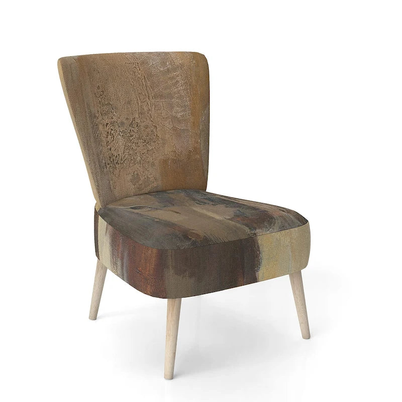 Designart Fauteuil d'appoint moderne de style campagnard Into The Wild Gold Buffalo rembourré - Fauteuil avec accoudoirs