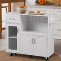 Desserte de cuisine multifonctionnelle avec porte-serviettes, grand espace de rangement