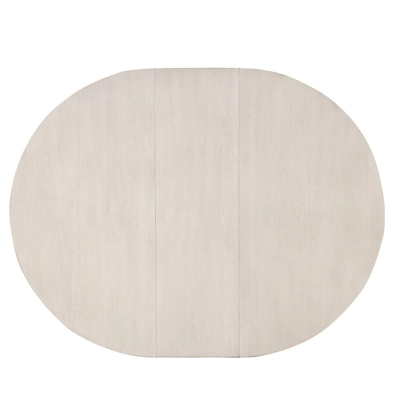 Table à manger ronde extensible 4 places de 42 à 54 po pour ferme