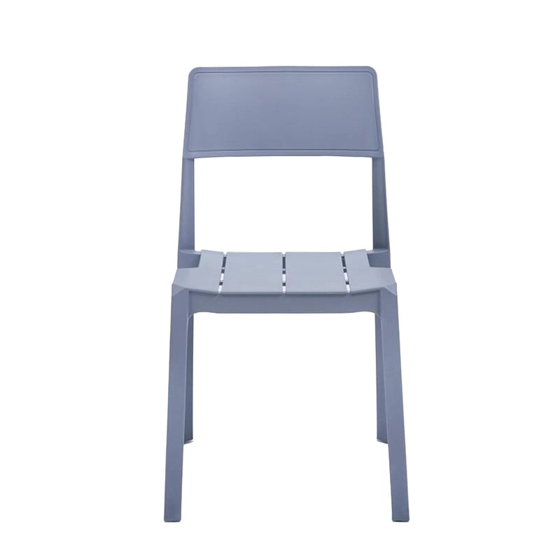 Lot de 4 chaises de salle à manger empilables Porthos Home Brock en plastique