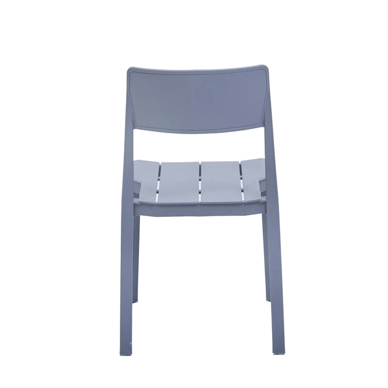 Lot de 4 chaises de salle à manger empilables Porthos Home Brock en plastique