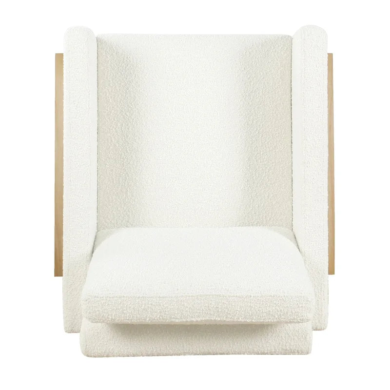 Fauteuil d'appoint moderne à cadre en bois