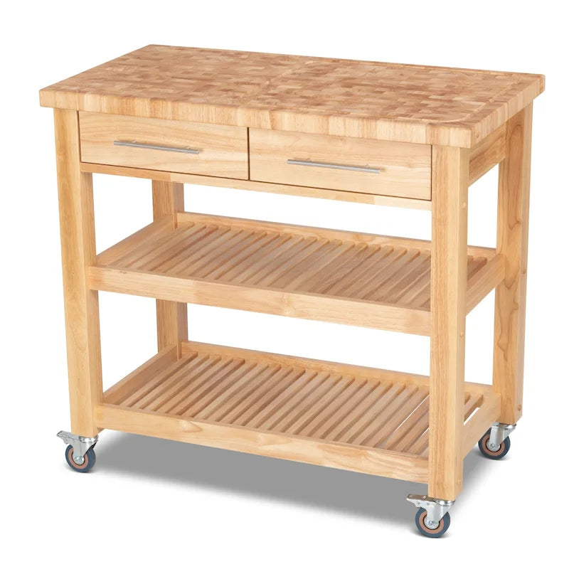 Chris & Chris Pro Chef Work Station tout bois naturel