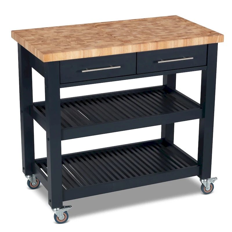 Chris & Chris Pro Chef Work Station tout bois naturel
