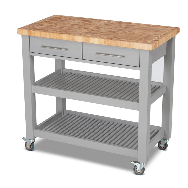 Chris & Chris Pro Chef Work Station tout bois naturel