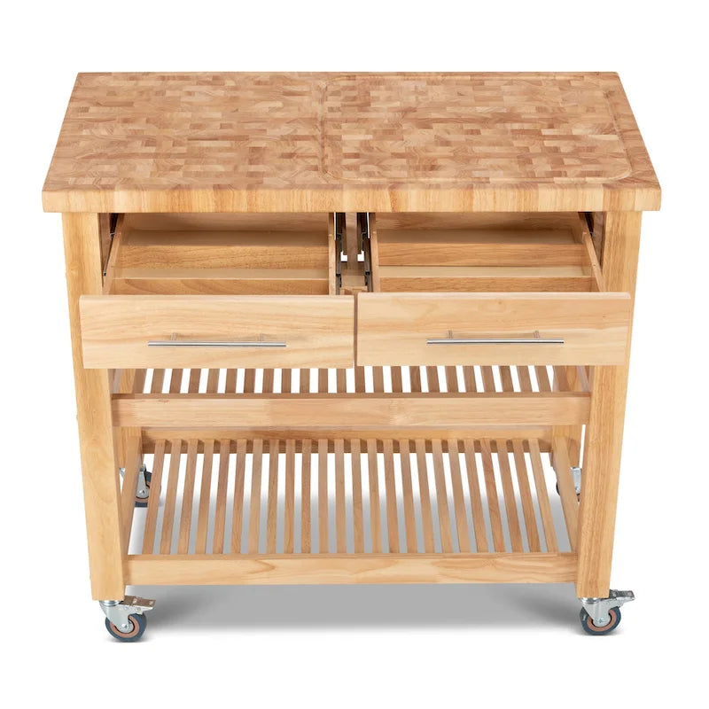 Chris & Chris Pro Chef Work Station tout bois naturel