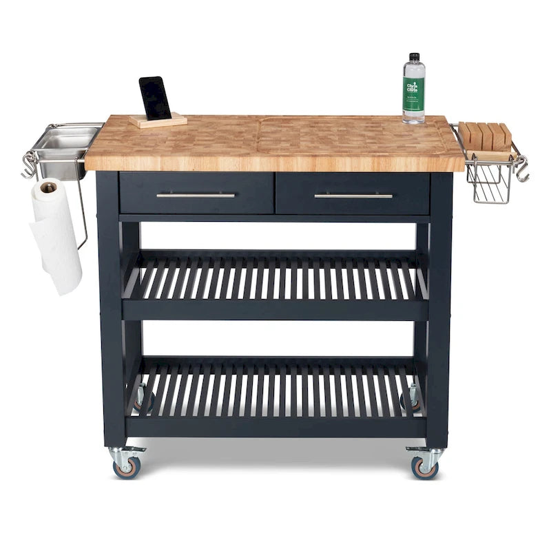 Chris & Chris Pro Chef Work Station tout bois naturel