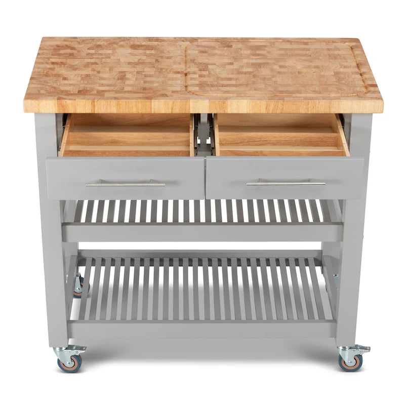 Chris & Chris Pro Chef Work Station tout bois naturel