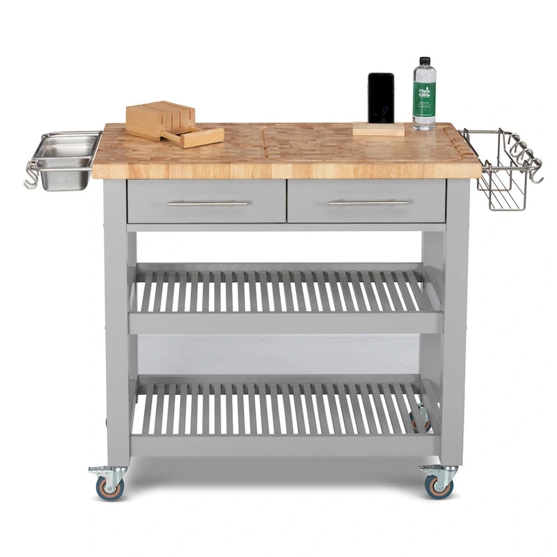 Chris & Chris Pro Chef Work Station tout bois naturel