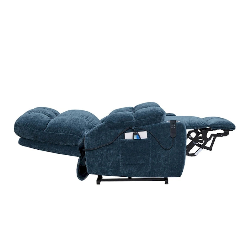 Fauteuil inclinable releveur électrique pour personnes âgées avec fonction de massage chauffant