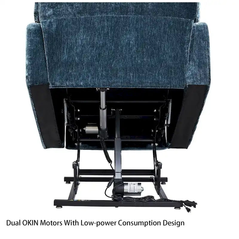 Fauteuil inclinable releveur électrique pour personnes âgées avec fonction de massage chauffant