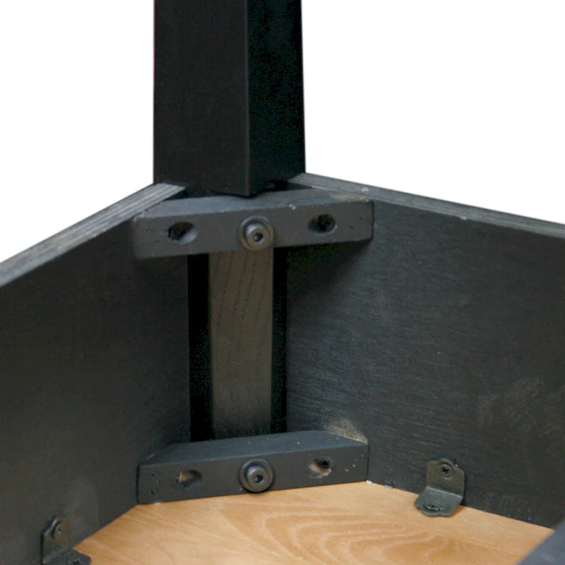 Table basse ovale à un tiroir avec étagère Leick Home