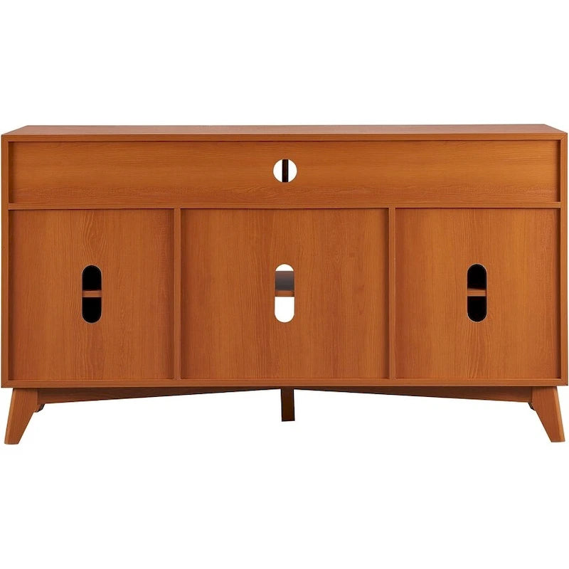 Meuble TV moderne du milieu du siècle, meuble TV haut, console TV