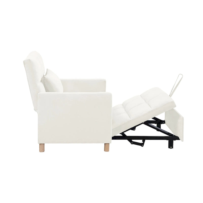 Fauteuil Lit Convertible 3 en 1, Noir