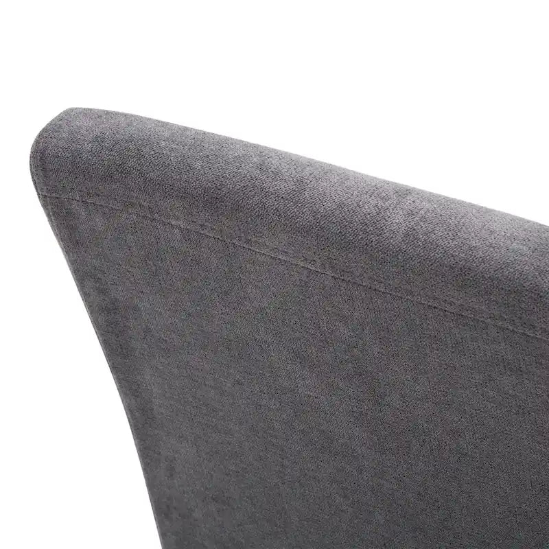 Chaises de salle à manger Parsons en tissu avec garniture cloutée en éponge, lot de 2