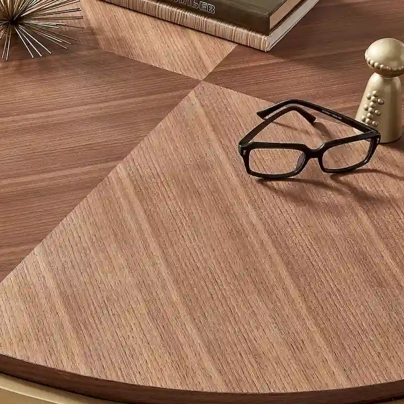 Table ronde Cooke avec piètement en métal de iNSPIRE Q Modern