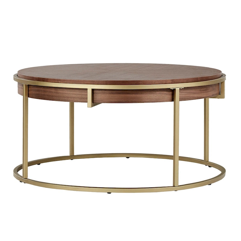 Table ronde Cooke avec piètement en métal de iNSPIRE Q Modern